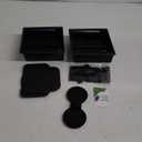 Model Y Juniper and Model 3 Highland for Tesla Center Console Organizer Tray, Double Layer Space New Model Y Juniper Accessories/Model 3 Highland Accessories, 4PCS Black