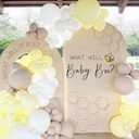 Baby Bee Gender Reveal Decal - What Will Baby Bee? for Shower Theme, Balloon Arch Stickers, Boy or Girl Sign
