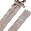 Aspen Creative 15008-11A, 4' Taupe Light Brown Faux Silk Fabric Cord & Chain Cover, Easy to Install for Lighting Fixture, Cable Management, Lamp Wire Cover