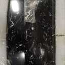 Freestanding Coat Racks with Marble Base Heavy Duty Clothes Rack Stand for Entryway, Bedroom, Living Room, Boutiques-15.7''L, BLACK