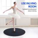 31inch Portable Dance Floor, Tap Dance Floor, Ballet Training Equipment Ideal for Figure Skating Practice Mat,Jazz,Tap Board,Turning Board and Party Dancing for All Ages with Travel Backpack, Large