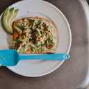 GIR Get It Right Silicone Spoonula - Non-Stick Heat Resistant Silicone Scraper Spatula for Mixing, Serving, Scraping, Stirring, and More - 11 Inch, Studio White