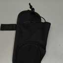 Xxerciz Water Bottle Holder for Backpack Shoulder Strap, Nylon Water Bottle Strap with Drawstring Carabiner, Portable Backpack Attachment Water Bottle Pouch for Hiking Walking Camping