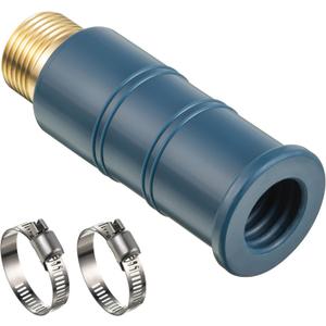 1 Pack Universal Faucet Hose Adapter, Thickened Sink Hose Attachment for Faucet, Flexible Silicone Sleeve Water Hose Connector for RV Garden Hose Damaged/Stripped Faucet Threads or Threadless Faucet