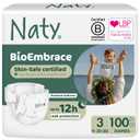Naty BioEmbrace Baby Diapers, Size 3 (9-20 lbs), 100 Count