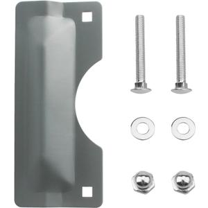 U 9500 3'' x 7'' Latch Guard Plate Cover, Door Security Strike Plate, Easy to Install, Protect Against Forced Entry (Gray) (1 Pack) U 9500 3'' x 7'' Latch Guard Plate Cover, Door Security Strike Plate, Easy to Install, Protect Against Forced Entry (Gray) (1 Pack)