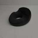 Face Down Adjustable Memory Foam Pillow with 2 Air Vents - Stomach Sleep & Post-Eye Surgery Headrest with Massage Cushion for Recovery (Dark Gray, Medium)