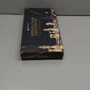 Chess Set 15'' Chess Board Wooden Magnetic Folding Chess Board Set for Adults & Kids Checkers Game for Kids Portable Travel Chess Game for Beginner 2 Extra Queens (Walnut Color)