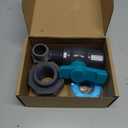 Rain Barrel Spigot Kit 1" (diameter 32 mm) PVC Bulkhead Fitting with Ball Valve and Thread Seal Tape and Garden Hose Male Threaded Adapter (kit for 1inch Female)