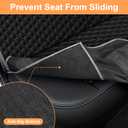 Mancro Dog Car Seat Cover for Back Seat, 2026 Upgraded 600D Heavy Duty Waterproof & Scratch-Resistant Dog Hammock for Car, Back Seat Pet Cover for Dogs with Sedan, Standard, Orange