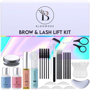 Lash Lift Kit & Eyebrow Lamination Kit, At-Home Brow Lamination, Beginner/Professional, 2-in-1 Solution, 15 Applications, Lasts 6-8 Weeks, Eyelash Lift, DIY Brow & Lash Perm