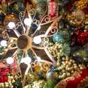 2 x Emopeak 24Pcs Christmas Balls Ornaments for Xmas Christmas Tree - 4 Style Shatterproof Christmas Tree Decorations Hanging Ball for Holiday Wedding Party Decoration (Black, 1.6"/4.2CM)