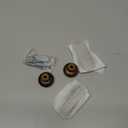 khtumeware 2 Pack 1-1/4 inch Backplate for Cabinet Knobs Antique Brass Drawer Knobs Cabinet Hardware Vintage Aged Knobs with Backplate