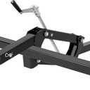 ECOTRIC 50" Manual Implement Lift, 1-Point and 2-Inch Receiver, Adjustable Height, UTV ATV Rake Scrape Blade Plow Disc Universal Tow Behind Attachments Steel Powder Coated