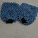 AIDEA Car Wash Mitt Microfiber-2PK, Scratch-Free& Lint-Free, Premium Chenille Microfiber Wash Mitt-Blue Regular Size (7.12''X10.14'')