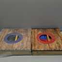 Portable Cornhole Board Set 2 ft x 1 ft Cornhole Set with 6 Bean Bags Foldable Cornhole Game for Kids and Adult Indoor or Outdoor Backyard Corn Hole Toss Games (Light-colored Wood)