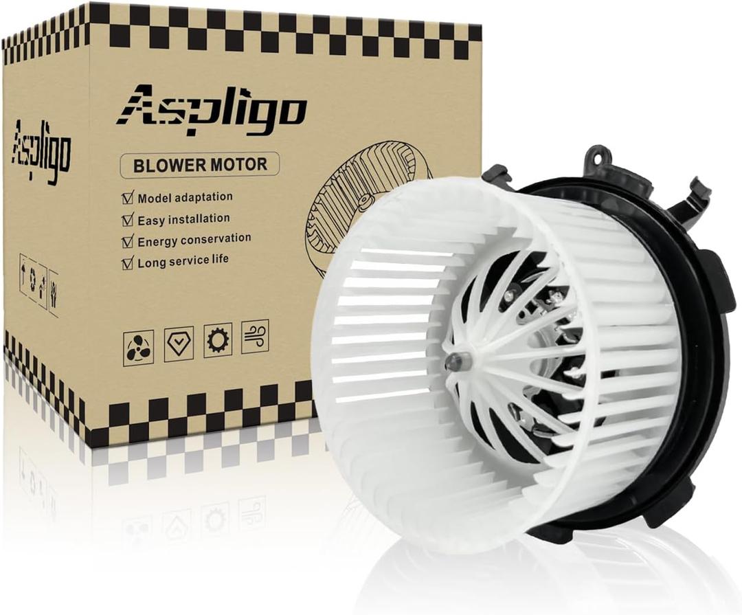Aspligo Front 700319 AC Heater Blower Motor Fan Fit for Mercedes-Benz Sprinter 2500 3500 Sprinter 2010-2018, for Mercedes-Benz Sprinter 3500XD 2018 835610764