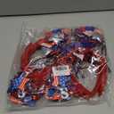 BBPOOL 4th of July Headband 12pcs Patriotic Headbands Uncle Sam Hat USA Flag Headbands for Independence Day Party Favors Fourth of July Party Accessories
