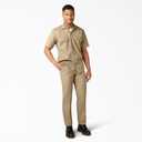 Dickies Men’s Short Sleeve Work Shirt – Durable Twill Button Down Shirts for Men, Lightweight Uniform for Daily Wear
