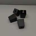 Murtenze 4Pack 3 inch Sofa Legs, Square Tapered Plastic Couch Legs Replacement Furniture Legs with M8 Hanger Bolts for Chair Sofa Dresser Cabinet Loveseats Ottoman Bed