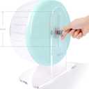 Niteangel Super-Silent Hamster Exercise Wheels: - Quiet Spinner Hamster Running Wheels with Adjustable Stand for Hamsters Gerbils Mice Or Other Small Animals (L, Mint Green)