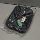 BAGSMART Toiletry Bag Travel Bag with Hanging Hook, Water-resistant Makeup Cosmetic Bag Travel Organizer for Accessories, Shampoo, Full-size Container, Toiletries (Black, Medium)