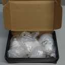 Timer Light Bulb, A19 Equivalent 100W LED Bulb, 12/6/3H Built-in Automatic Timer, 11W 3000K Soft White, 1200LM, E26 Base, Non-Dimmable, Auto On/Off for Outdoor & Indoor Security, 4 Pack