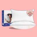 12x20 Pillow Insert Set of 2  Firm Lumbar Pillow Inserts, Rectangular Cushion Inserts, Hypoallergenic Virgin Microfiber Filling, Machine Washable