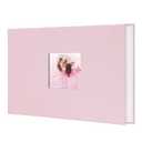 Pack Of 2 Small Photo Album for Fujifilm Instax Mini Camera, Self Adhesive Albums White 60 Pages Scrap Book for 2x3 4×6 5×7 Instax Mini 12 11 9 8 7+ 99 40,Polaroid 300 Instant Camera,K-pop Photocards,Pink