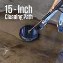Westinghouse Universal 15 Pressure Washer Surface Cleaner Attachment - 3400 Max PSI, 1/4 Connector - For Gas and Electric Pressure Washers