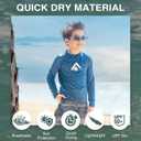 Kanu Surf Boys' Platinum Rashguard, Size 6