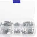 100PCS Car Remote Flip Key Blade Axis Lock Spring Stainless Steel 20mm Length 4mm Diameter 3mm Inner Diameter Key Blade Replacement Parts