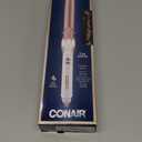 Conair Double Ceramic 1-Inch Curling Iron, 1-inch barrel produces classic curls  for use on short, medium, and long hair (White)