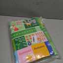 BATATADOCE Kids Rugs for Playroom - Educational Rug with ABC Alphabet,Animals Colors,ABC Rugs for Children Playroom Cartoon Kids Play Mat for Bedroom Decor,Green,2,5x4 Feet