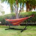 Hammock Stand, Heavy Duty Adjustable Steel Hammock, 9-Foot, 450-Pound Capacity, Weather Resistant, Easy to Assemble