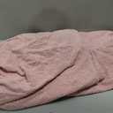 Recliner Chair Covers 4 Pieces Jacquard Small Recliner Sofa Slipcover Stretch Recliner Slipcover for Lazyboy Recliner Chair with Storage Pocket Furniture Protector for Living Room,Pink