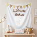 Gilprop Silly Goose Baby Shower Background One Silly Goose Baby Shower Garland Welcome Babies Banner Gender Reveal Party Decorations Fabric Backdrop Photo Booth Background for Birthday Party Supplies (59 x 59 Inch)