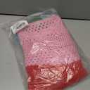 Prinbara Crochet Cover Up for Women Swimsuit Summer Bathing Suit 2025 Swim Hollow Out Bikini Swimwear Mesh Knit Beach Dress Rainbow Stripe Small