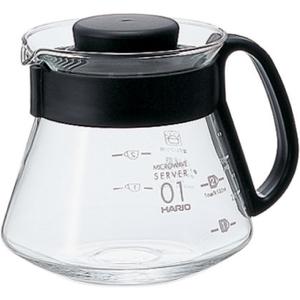 Hario V60 Glass Range Coffee Server, 360ml, Black