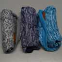 3 Pack Dog Sweaters for  Dogs Girl Boy Winter Fleece Clothes Warm Soft Dog Sweatshirt Outfit for Dogs Cats Pet Apparel (M (Back: 13.7", Chest: 17.7", 10-14 lbs), Navy Blue+Grey+Light Blue)