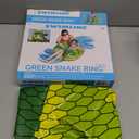 Swimline Snake Inflatable Pool Ring Yellow, Green, 32" x 28" x 16"