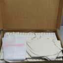 Greenstell Laundry Hamper with Lid, 60L Clothes Hamper with 2 Removable Liner Bags & 2 Mesh Bags, Handwoven Synthetic Rattan Basket, Toys in Bathroom, Bedroom White (60L (13.4 x 13.4 x 21.7 inches))