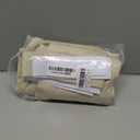 Vatge Self Adhesive French Door Curtain - Front Door Curtain Panel for Glass Window and Patio Door, 1 Panel, W25 x L72, Light Beige