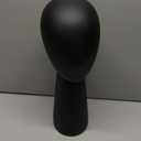 CHADWICK Wig Head Stand with Mannequin Head, Imitation Wood Hat Display Stand, 22 Inch Wig Holders, Abstract Manikin Head Block, Wig Stand for Hats, Wigs, Headwear, Dome Hat Stand, GFRP Material