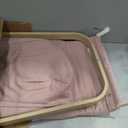ANGELBLISS Baby Bouncer, Portable Bouncer Seat for Babies, Infants Bouncy Seat with Cotton Fabric, Natural Vibrations (Pink)