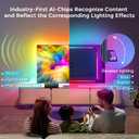 LightingWill TV LED Backlight with 4K HDMI Sync Box, 9.8ft RGBIC LED Strip Lights for 50-65 Inch TV, Sync with Screen, 3 HDMI Inputs, 60 LEDs/m High Density, App Control, Works with Alexa & Google