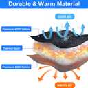 2 x Outdoor Faucet Cover for Winter Freeze Protection 22" x12" Water Faucet Cover Socks Waterproof Insulated Spigot Outside Faucet Freeze Protector (2 Pack)