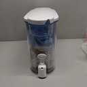 PUR 30-Cup Countertop Water Filter Dispenser, 1 Genuine PUR Filter, 2-in-1 Powerful Filtration, Lasts 2 Months or 40 Gallons, Dishwasher Safe, White/Blue (DS1800Z)