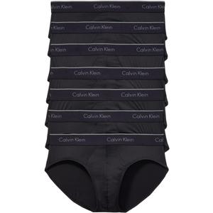 Calvin Klein mens Micro Stretch 7-pack Hip Brief (Black, X-Large)