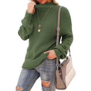 Jouica Women's Turtleneck Oversized Sweaters Batwing Long Sleeve Pullover Loose Chunky Knit Jumper (Army Green), XX-Large Jouica Women's Turtleneck Oversized Sweaters Batwing Long Sleeve Pullover Loose Chunky Knit Jumper (Army Green), XX-Large